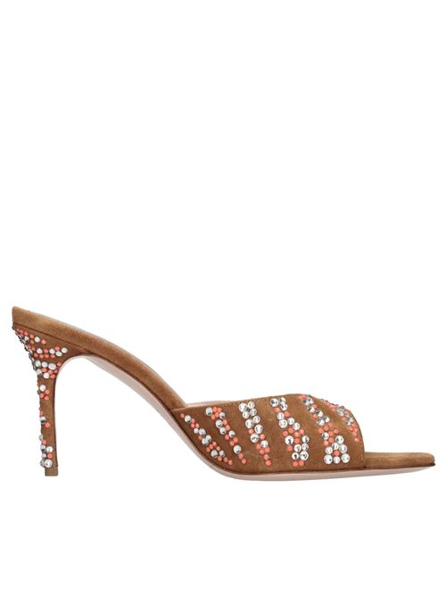Mules Arya in camoscio e strass GEDEBE | ARYA SUEDE RAMAGECAMEL